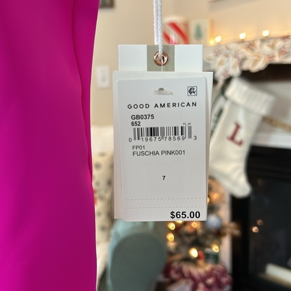 Good American Scuba Modern Tank Bodysuit Fuchsia Pink NWT Women’s Size 4X - Picture 16 of 17